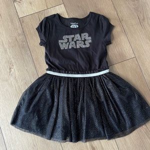 EUC Disney Parks Star Wars Black/Silver Dress Size S